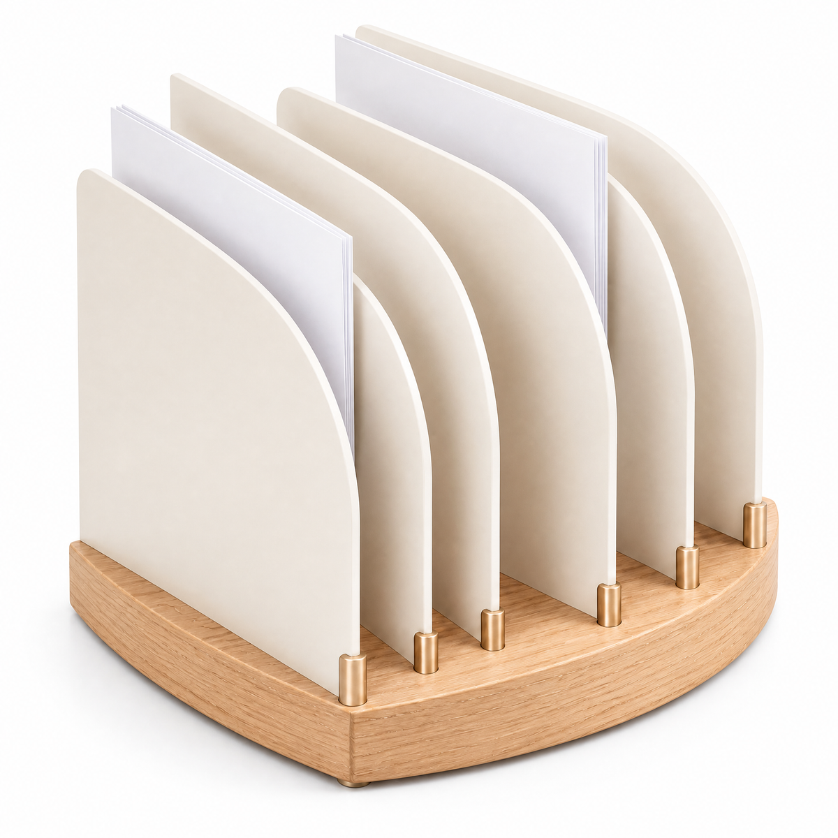 𝒗𝒊𝒙𝒒𝒆𝒍𝒂𝒓™ Curved Desktop File Organizer — product view 1