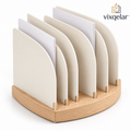 𝒗𝒊𝒙𝒒𝒆𝒍𝒂𝒓™ Curved Desktop File Organizer — main product image