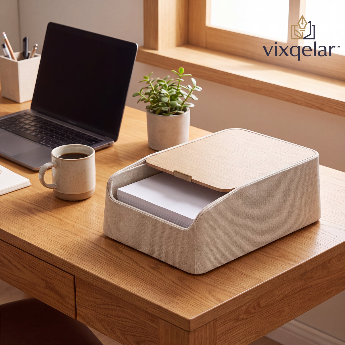 𝒗𝒊𝒙𝒒𝒆𝒍𝒂𝒓™ Sliding-Lid Document Box — product view 4