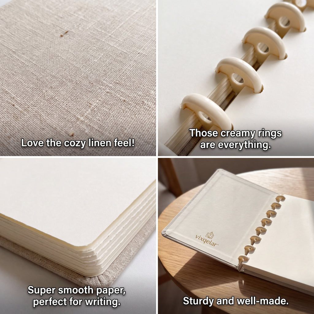 𝒗𝒊𝒙𝒒𝒆𝒍𝒂𝒓™ Disc-Bound Notebook — product view 3