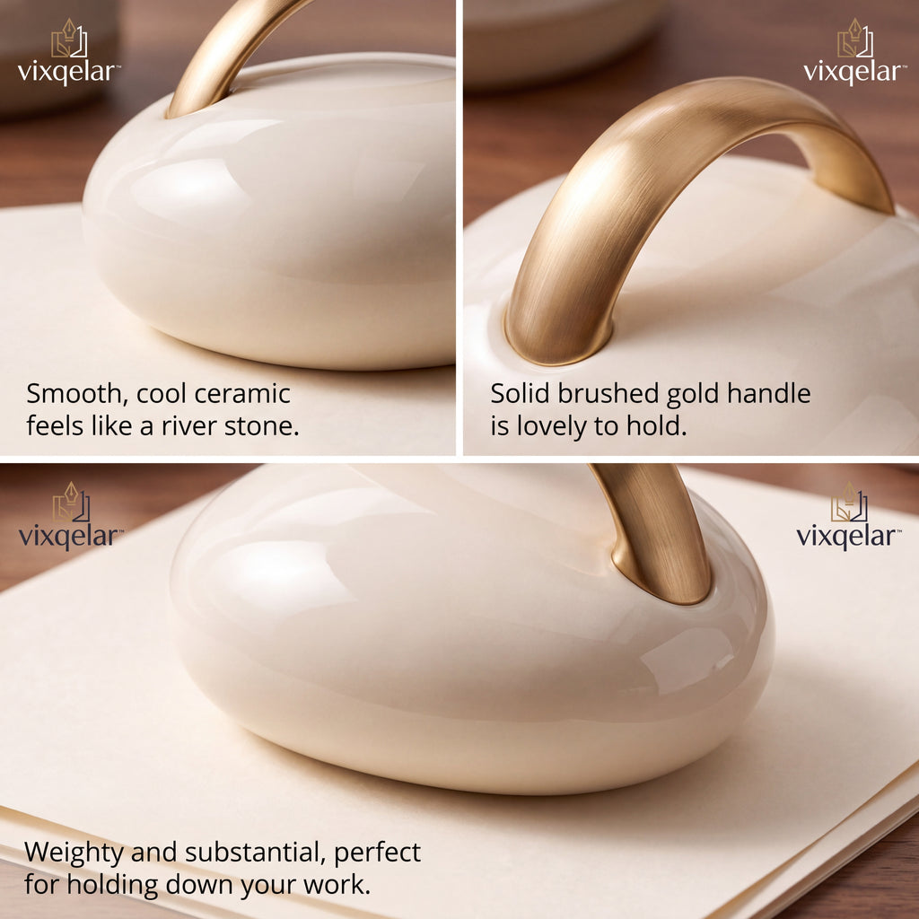 𝒗𝒊𝒙𝒒𝒆𝒍𝒂𝒓™ Arch-Handle Paperweight — product view 1