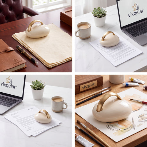 𝒗𝒊𝒙𝒒𝒆𝒍𝒂𝒓™ Arch-Handle Paperweight — product view 2