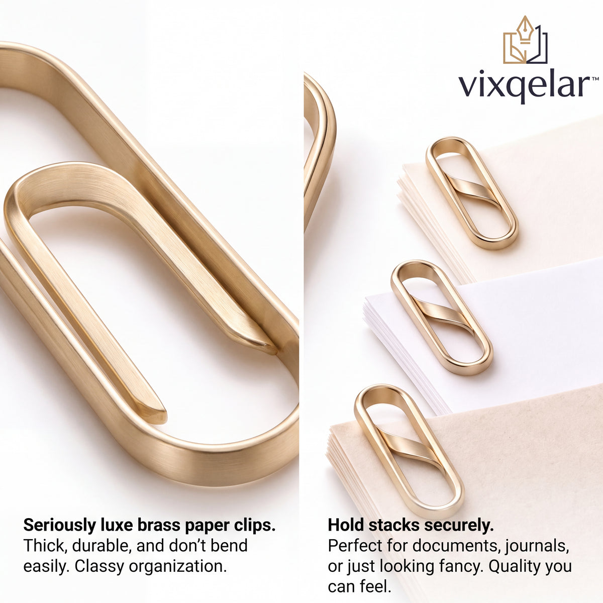 𝒗𝒊𝒙𝒒𝒆𝒍𝒂𝒓™ Sculptural Paper Clip Set — product view 2