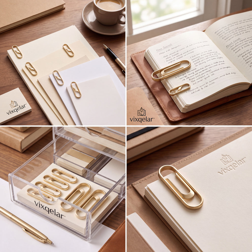 𝒗𝒊𝒙𝒒𝒆𝒍𝒂𝒓™ Sculptural Paper Clip Set — product view 4