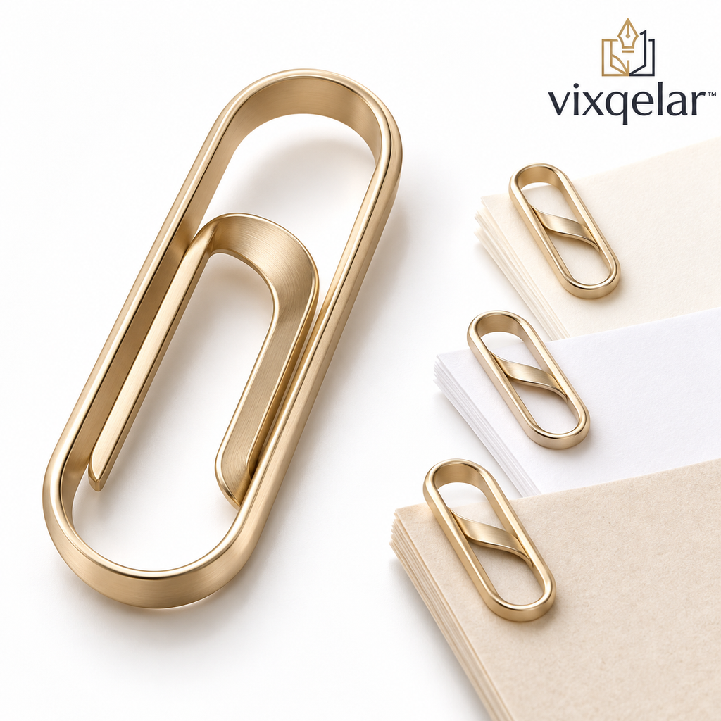 𝒗𝒊𝒙𝒒𝒆𝒍𝒂𝒓™ Sculptural Paper Clip Set — main product image