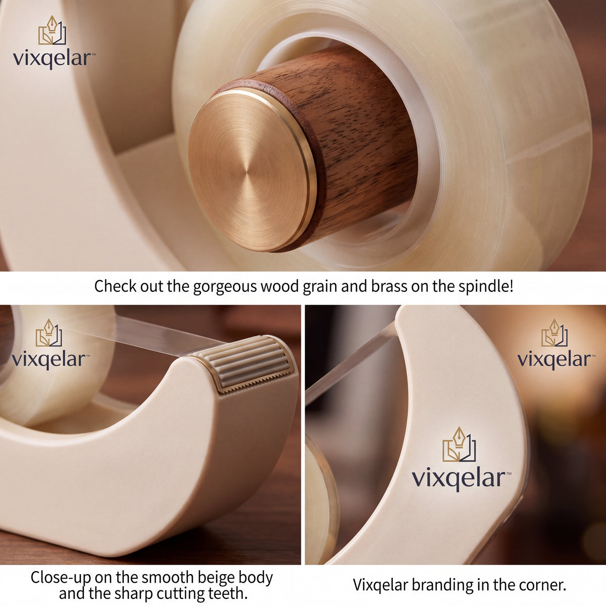 𝒗𝒊𝒙𝒒𝒆𝒍𝒂𝒓™ Crescent Tape Dispenser — product view 3
