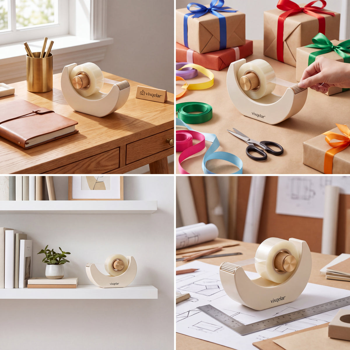 𝒗𝒊𝒙𝒒𝒆𝒍𝒂𝒓™ Crescent Tape Dispenser — product view 4